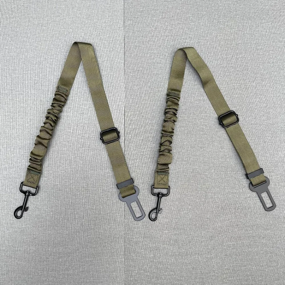 2 Pack ,Dog Seat Belt Leash Pet Seatbelt Car ELASTIC Safety Adjustable Harness